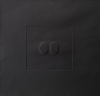 Turi Simeti - Due ovali in rilievo