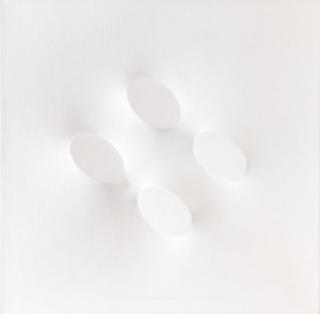 Turi Simeti - Ohne Titel (Quattro ovali bianchi)