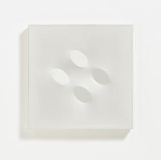 Turi Simeti - Ohne Titel (Quattro ovali bianchi)