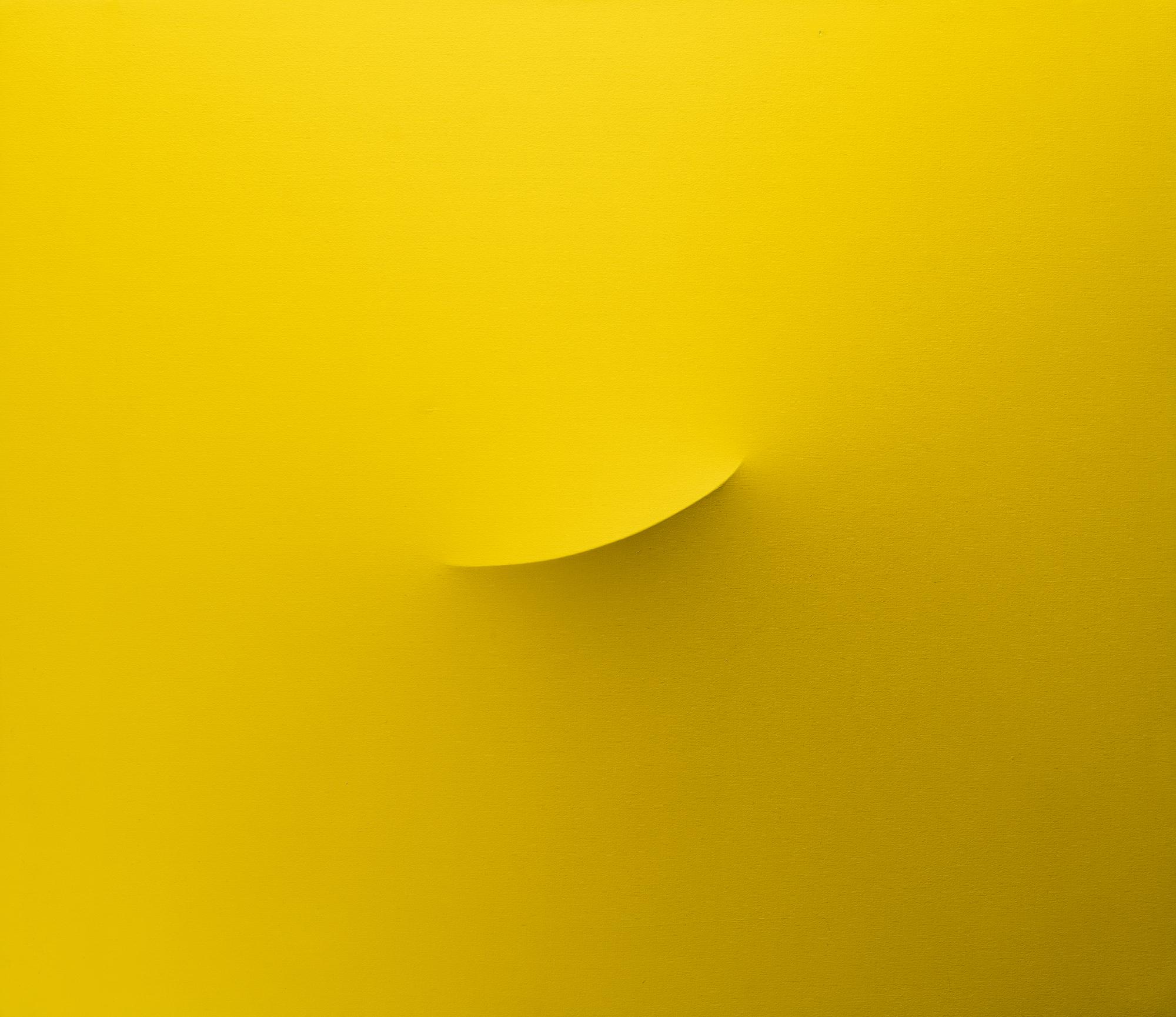 Turi Simeti - Segno Giallo