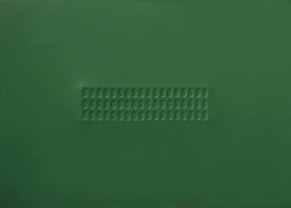 Turi Simeti - Superficie Verde Con Ovali