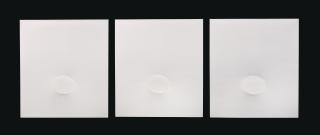 Turi Simeti - Trittico bianco (White Triptych)