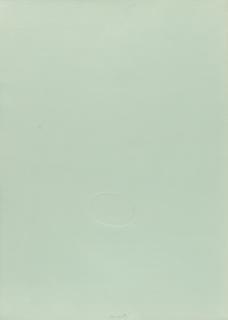 Turi Simeti - Un ovale azurro (Blaues Oval)