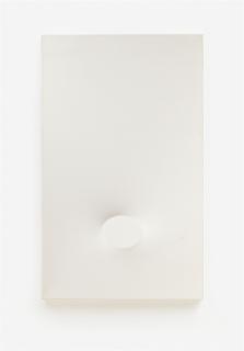 Turi Simeti - Un ovale bianco