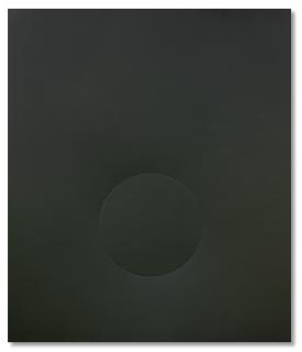 Turi Simeti - Un tondo grigio