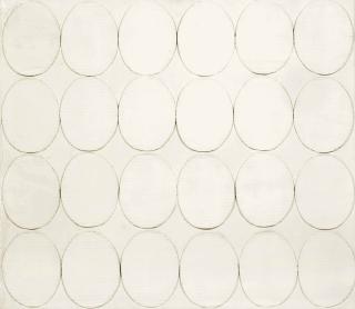 Turi Simeti - Untitled (Ventiquattro Ovali Bianchi)