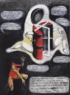 Tushar Joag - Mutants of the SVMS - Postbox Man (Street Vendors Mimetic Scheme)