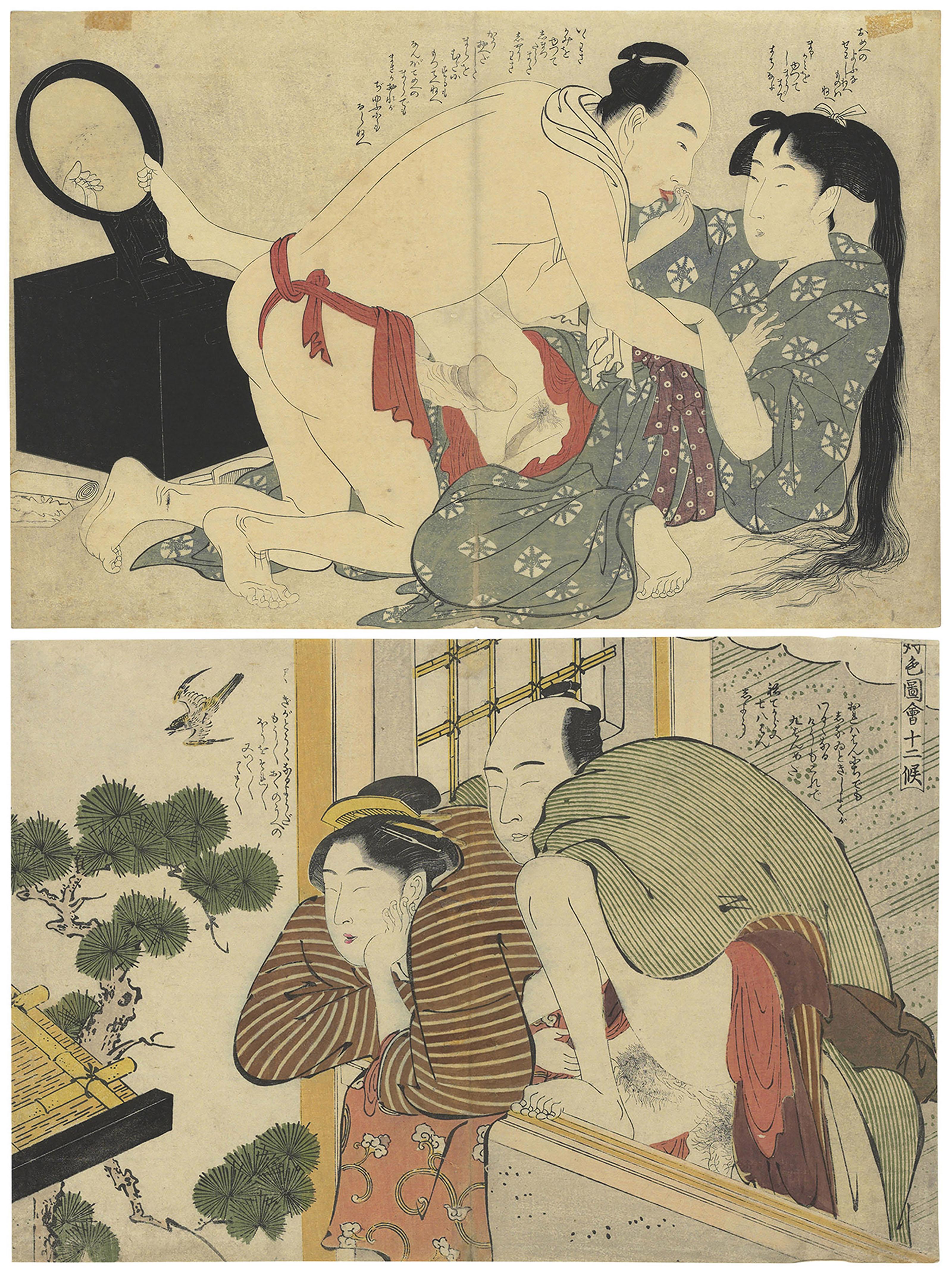 Two shunga prints