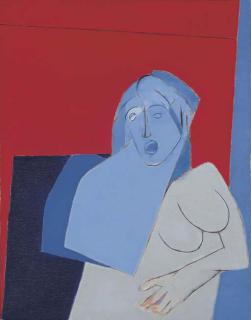 Tyeb Mehta - Blue Torso