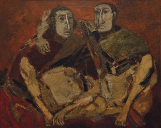 Tyeb Mehta - Untitled (Confidant)