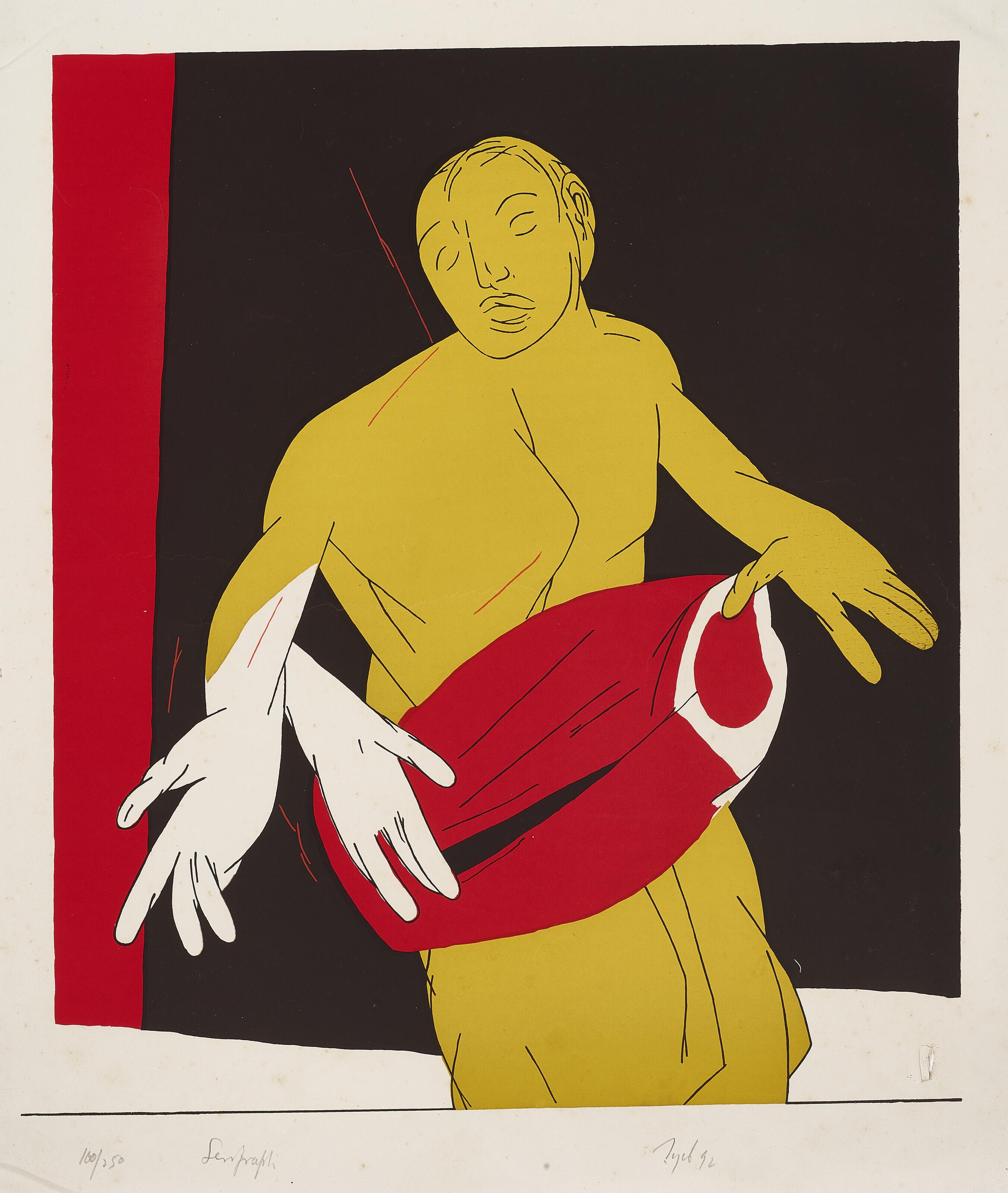 Tyeb Mehta - Untitled (Drummer)