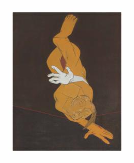 Tyeb Mehta - Untitled (Falling Figure)