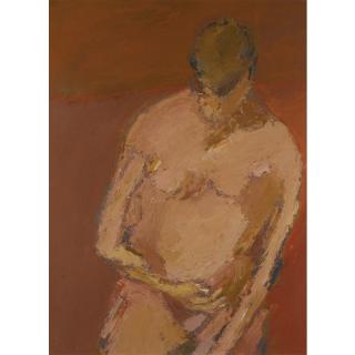 Tyeb Mehta - Untitled (Pink Figure)