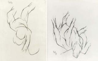 Tyeb Mehta - Untitled; Untitled