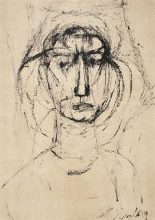 Tyeb Mehta - Untitled (Woman)