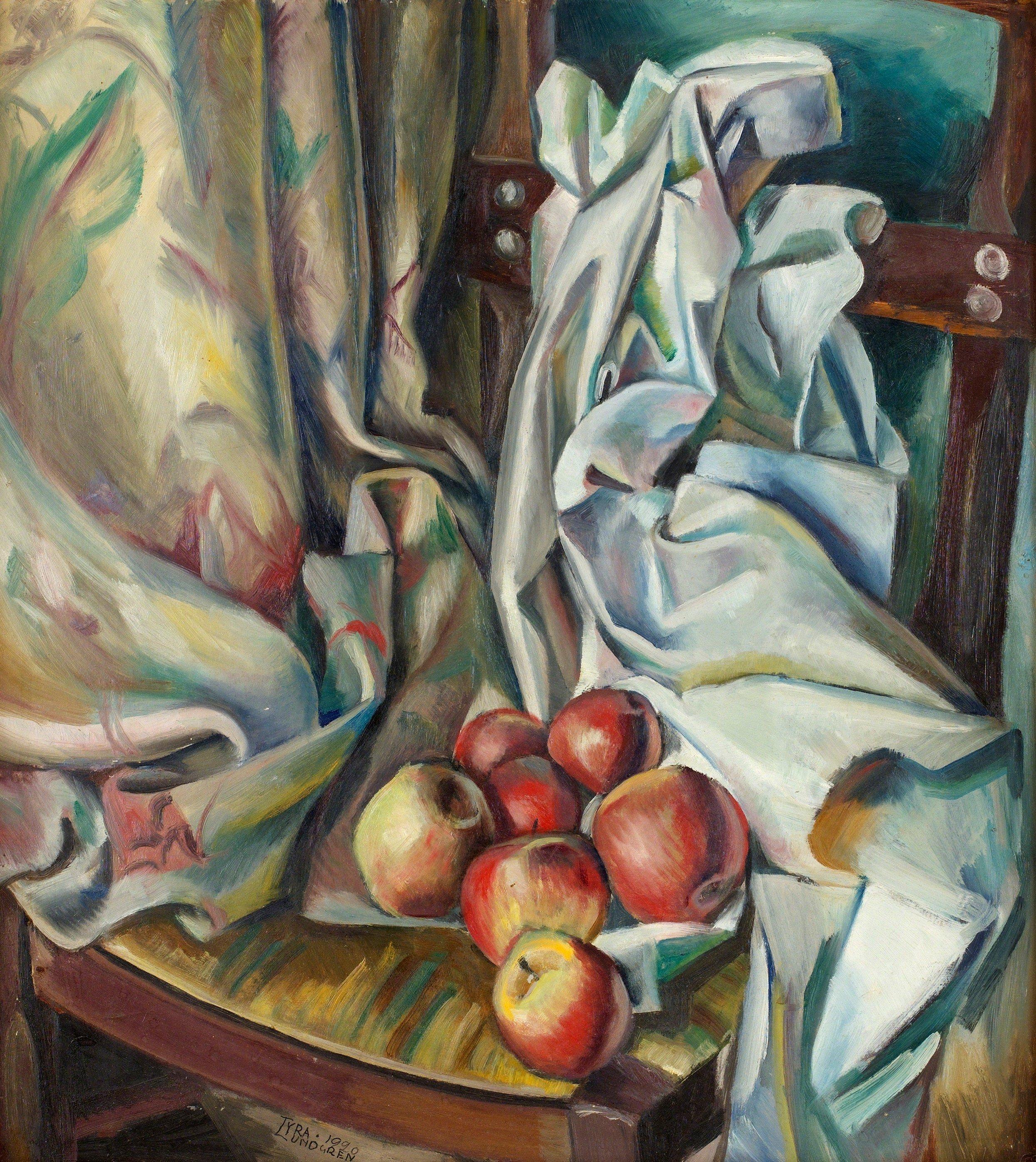 Tyra Lundgren - Still life with apples