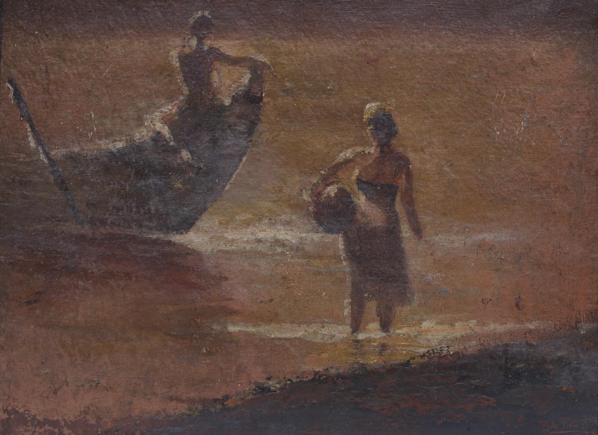 U Ba Thet - Sunset At The River