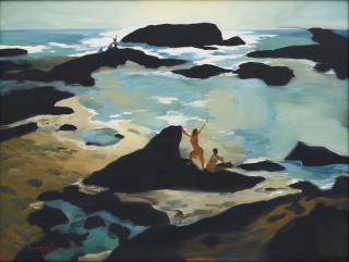 U Lun Gywe - Afternoon Sun at the Beach