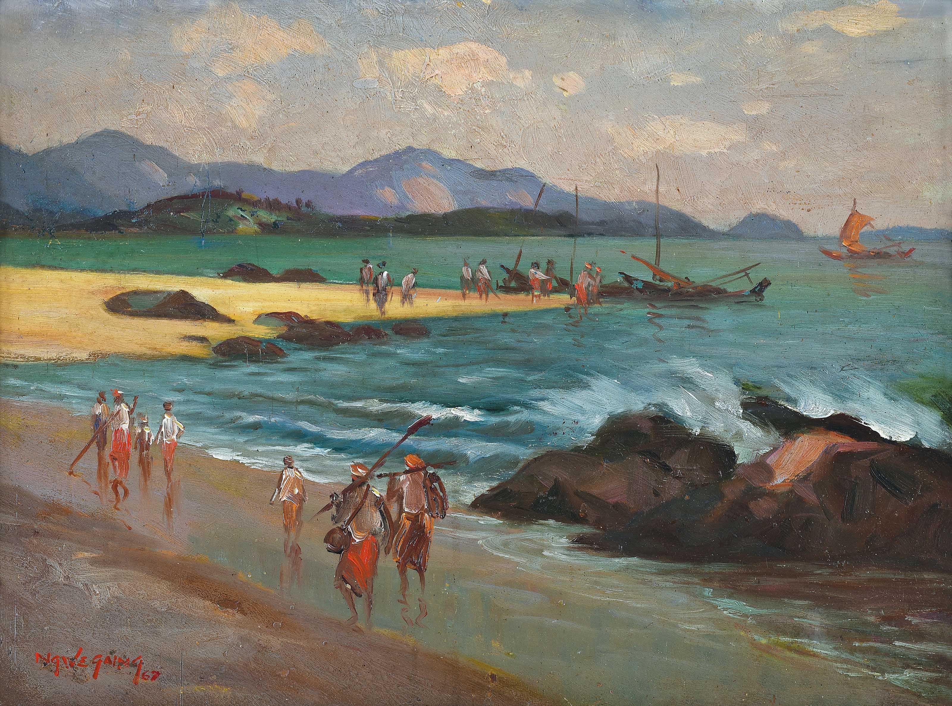 U Ngwe Gaing - Maung Magan Beach