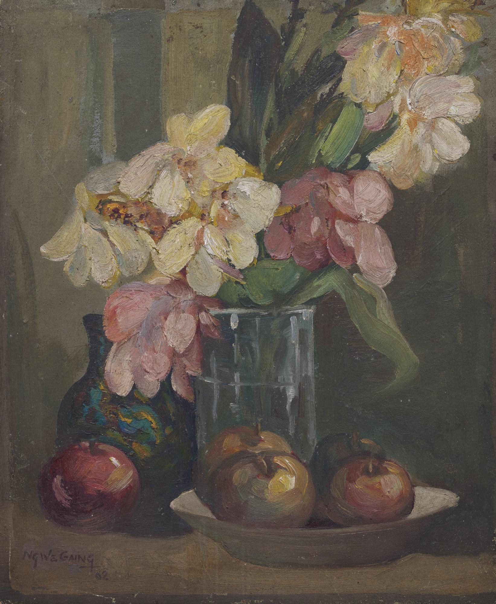 U Ngwe Gaing - Still Life, Flowers