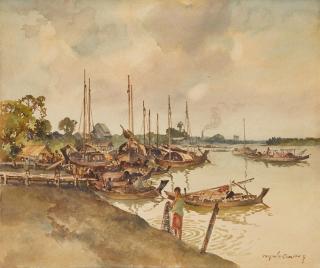 U Ngwe Gaing - Trading Among Jungle People