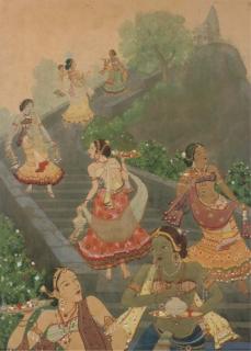 U. P. Rao - Pujarins Towards Temple