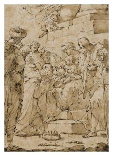 Ubaldo Gandolfi - The Adoration of the Magi