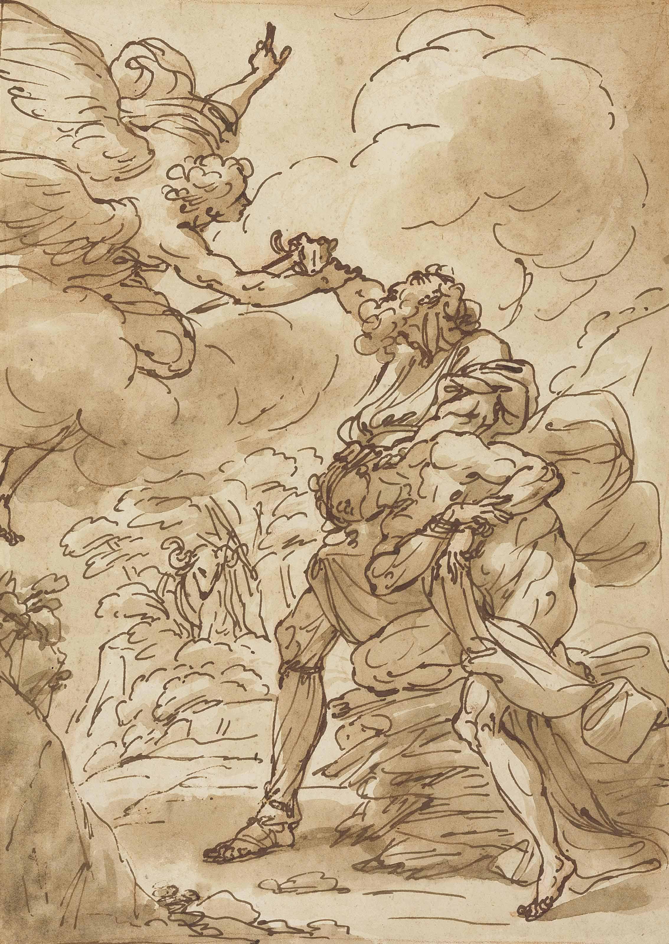 Ubaldo Gandolfi - The Sacrifice Of Isaac