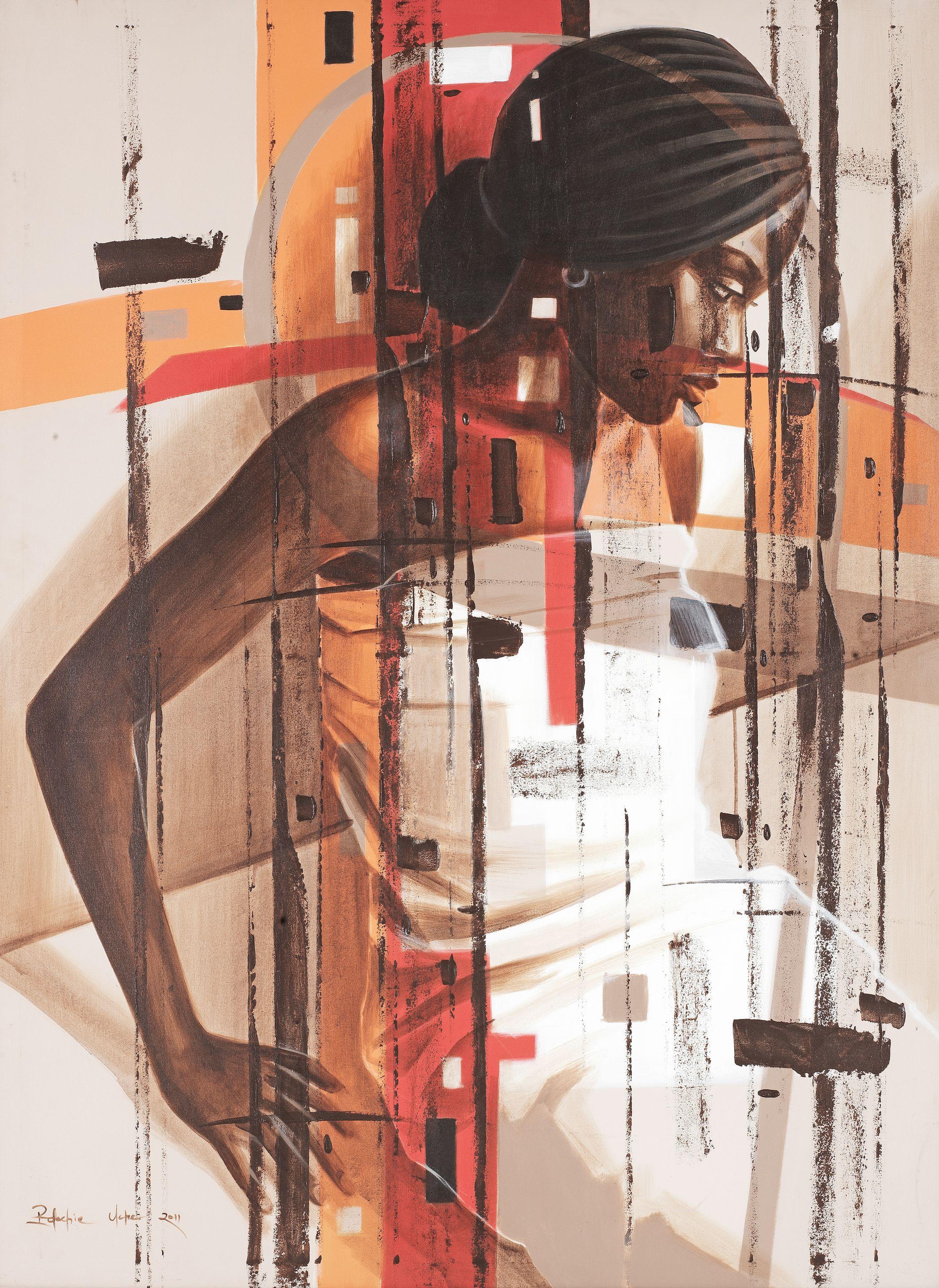 Uche Edochie - Portrait of a woman in profile