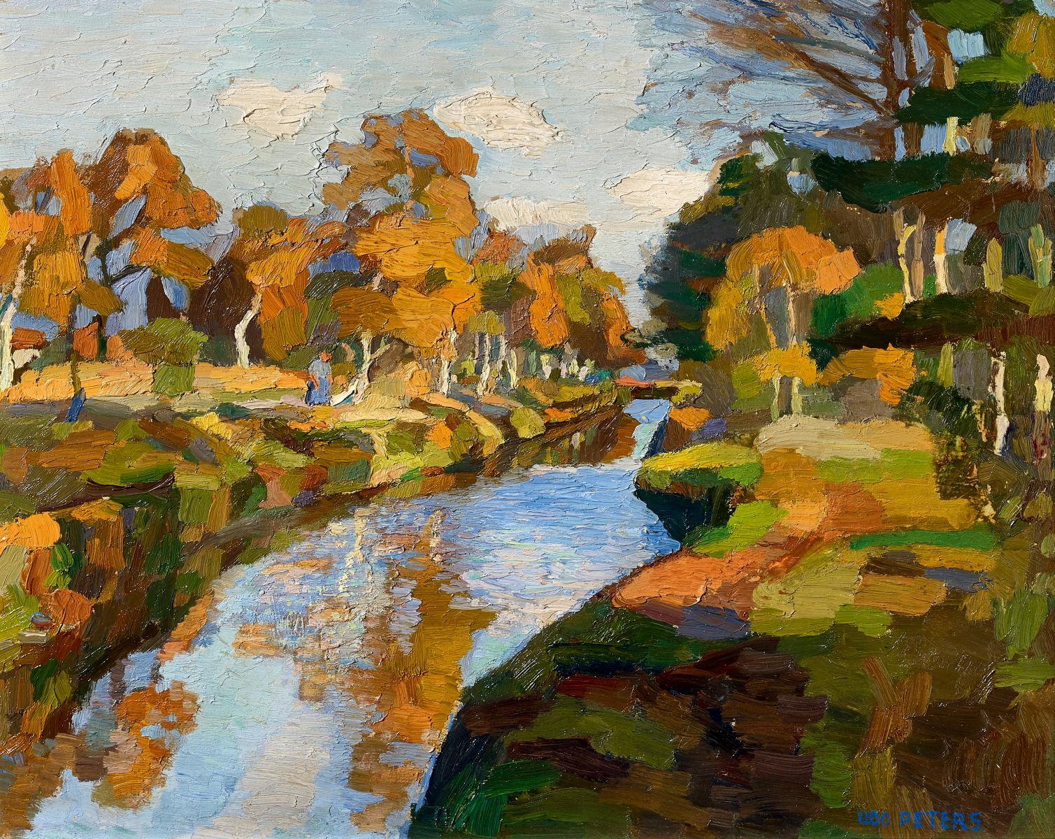 Udo Peters - Herbstlandschaft bei Worpswede