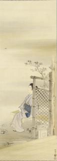 Uemura Shoen - Beauty refreshing herself in summer
