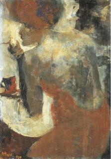 Ugo Attardi - Nudo di schiena