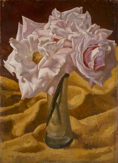 Ugo Celada da Virgilio - Vaso con rose