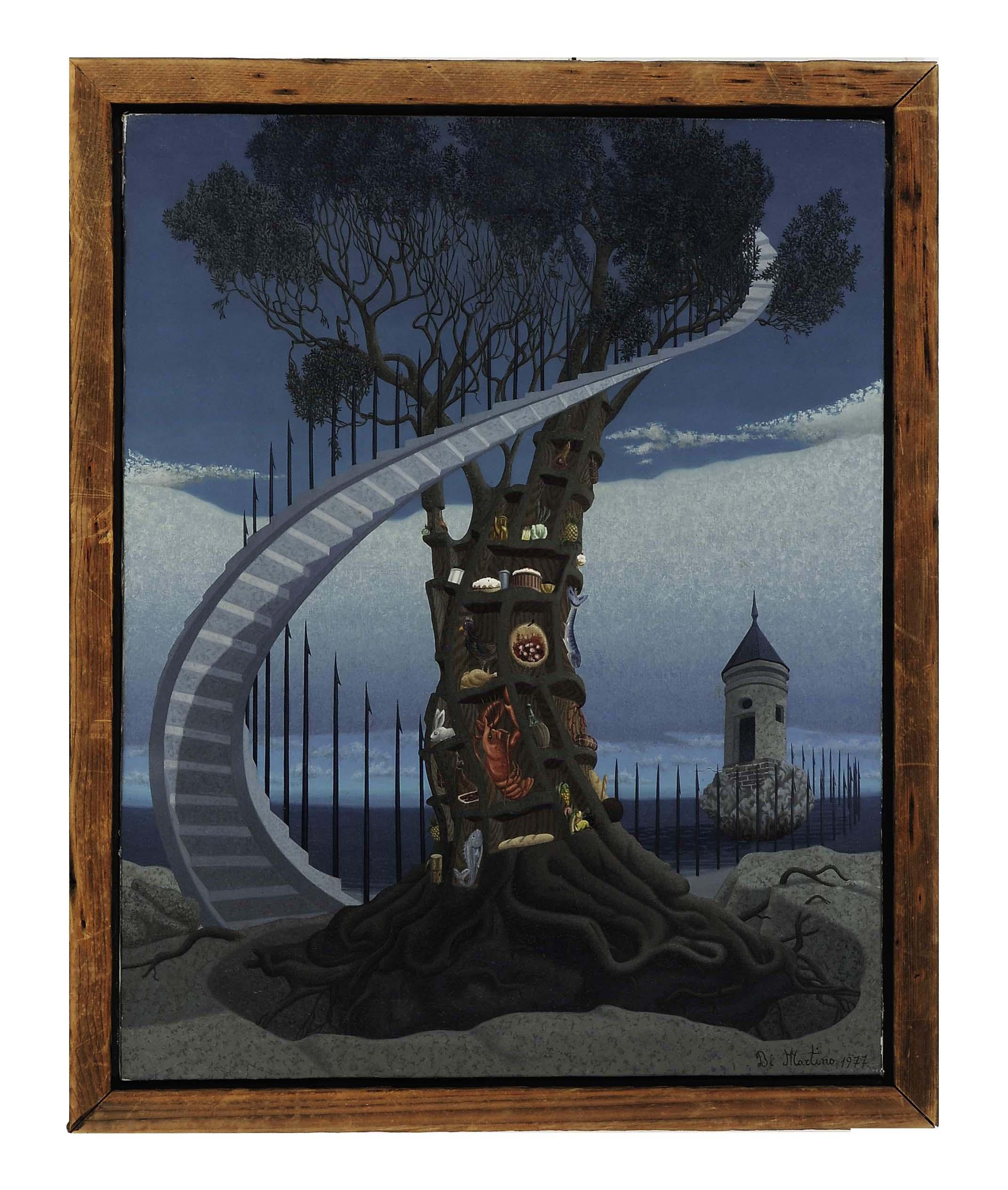 Ugo di Martino - Untitled (Tree and staircase)