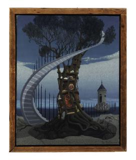 Ugo di Martino - Untitled (Tree and staircase)