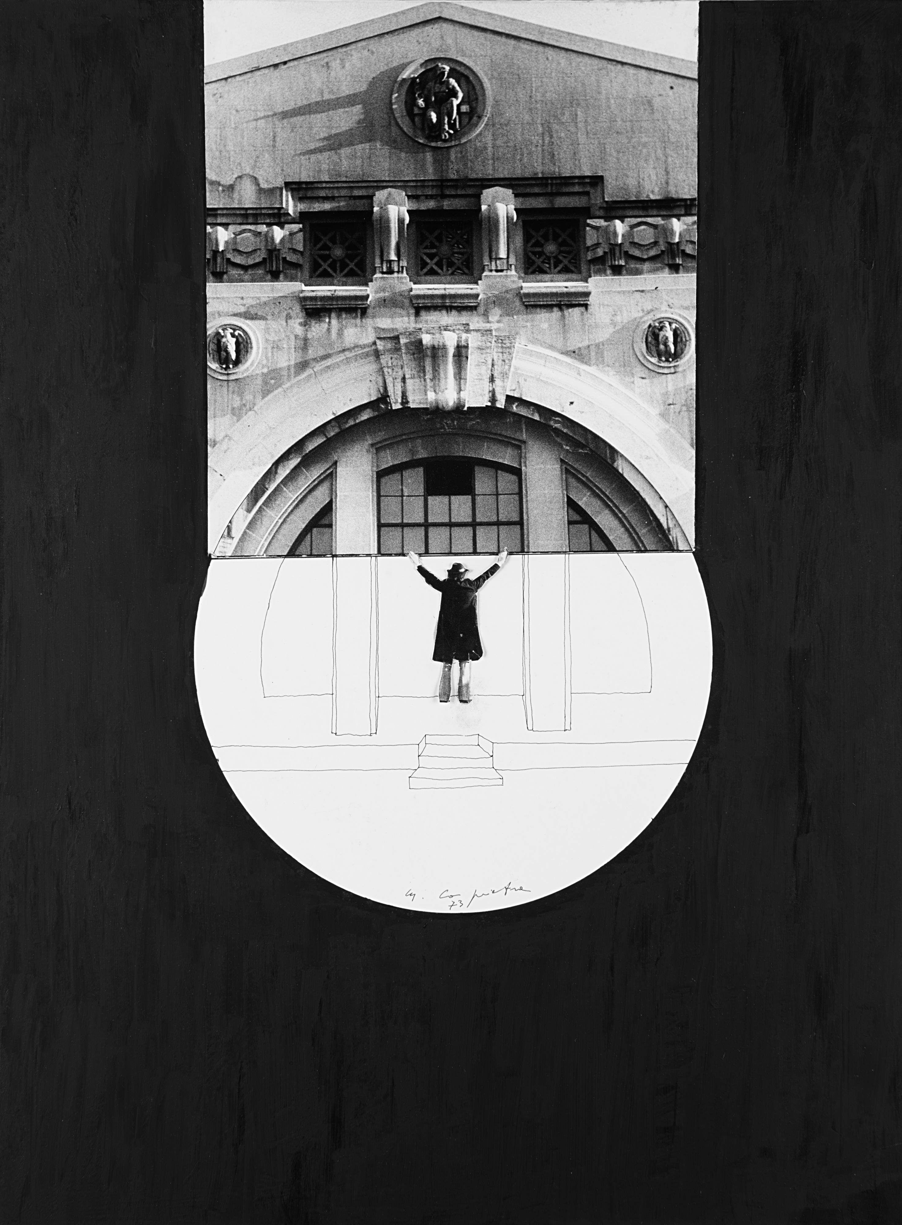 Ugo La Pietra - Milano, Stazione Centrale 1973