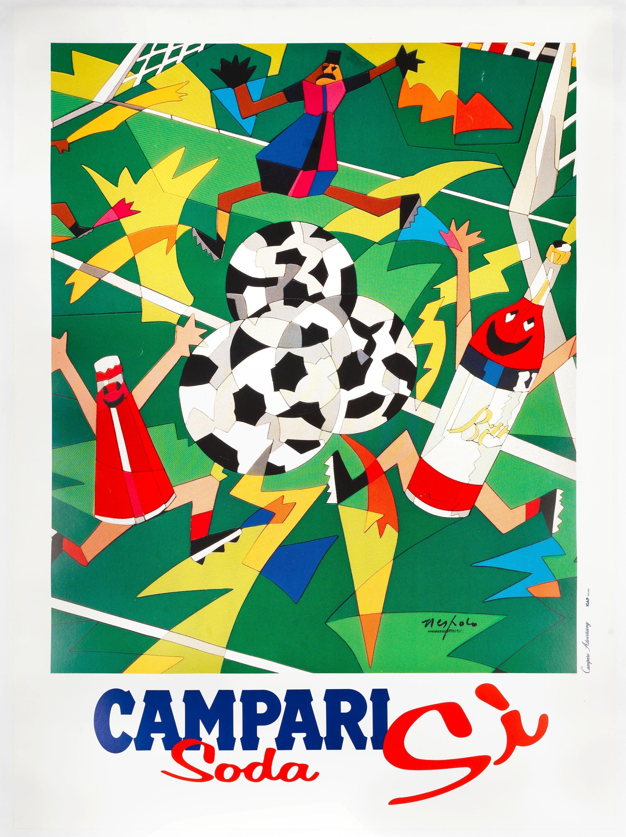 Ugo Nespolo - Campari Soda Si