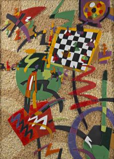 Ugo Nespolo - Chess board