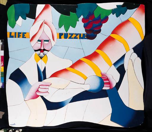 Ugo Nespolo - Ha deciso (He has made up his mind)