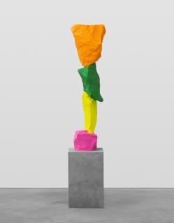 Ugo Rondinone - Pink Yellow Green Orange Mountain