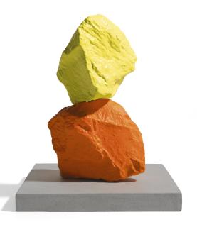 Ugo Rondinone - Small Orange Yellow Mountain