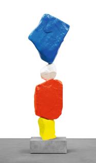 Ugo Rondinone - Yellow Red White Blue Mountain 