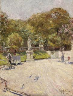 Ulisse Caputo - A stroll in the Luxembourg gardens