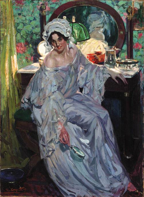 Ulisse Caputo - At the dressing table