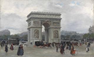 Ulpiano Checa y Sanz - The Arc the Triomphe, Paris