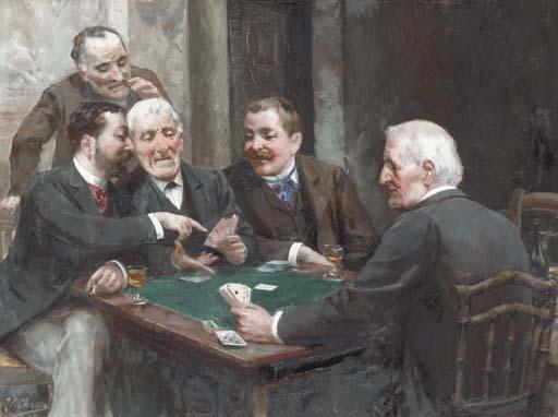 Ulpiano Chéca Y Sanz - The Card Players