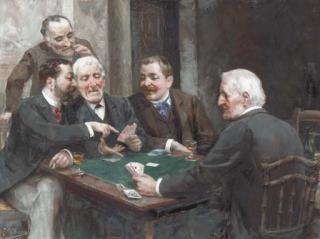 Ulpiano Chéca Y Sanz - The Card Players
