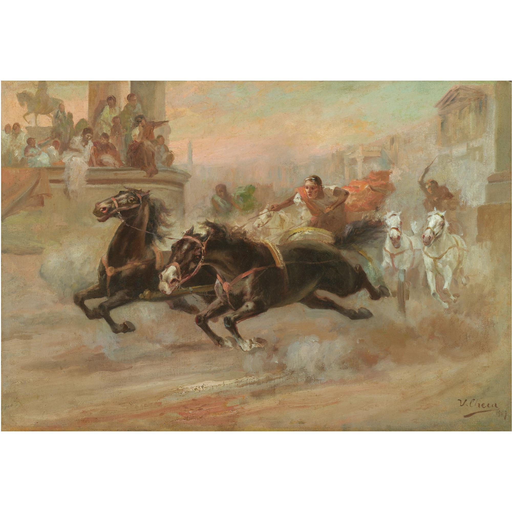 Ulpiano Checa - La Carrera De Cuádrigas (The Chariot Race)