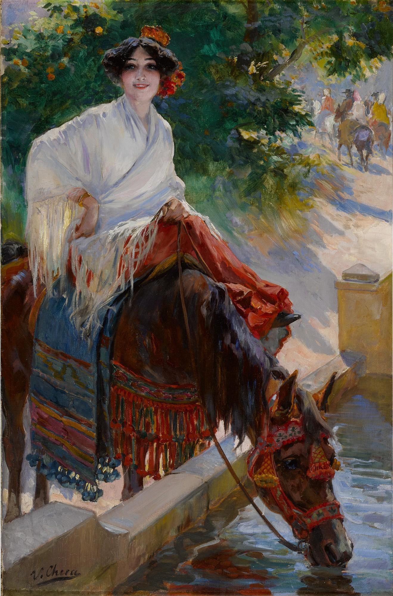 Ulpiano Checa - Watering the Horse