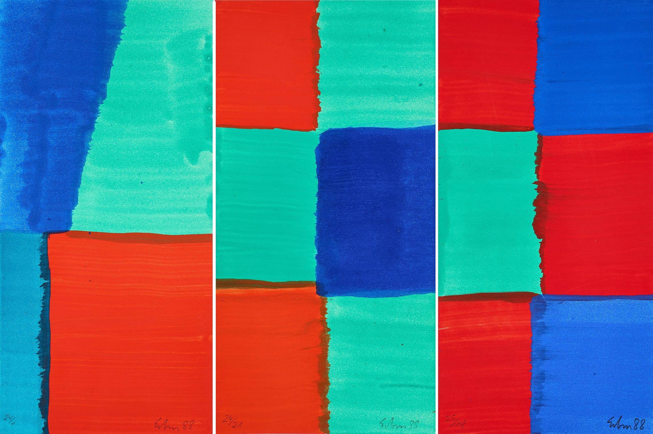 Ulrich Erben - Konvolut von 3 Papierarbeiten.